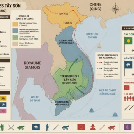 La rébellion des Tây Sơn : les paysans qui ont défié Siamois, Chinois et mandarins au XVIIIe siècle découvrez l'histoire fascinante de la rébellion des tây sơn, où des paysans insurgés ont courageusement défié les armées siamoises, chinoises et les mandarins au xviiie siècle pour transformer le vietnam.