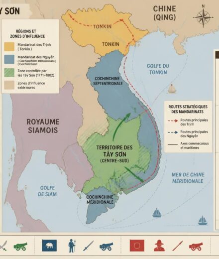 La rébellion des Tây Sơn : les paysans qui ont défié Siamois, Chinois et mandarins au XVIIIe siècle découvrez l'histoire fascinante de la rébellion des tây sơn, où des paysans insurgés ont courageusement défié les armées siamoises, chinoises et les mandarins au xviiie siècle pour transformer le vietnam.