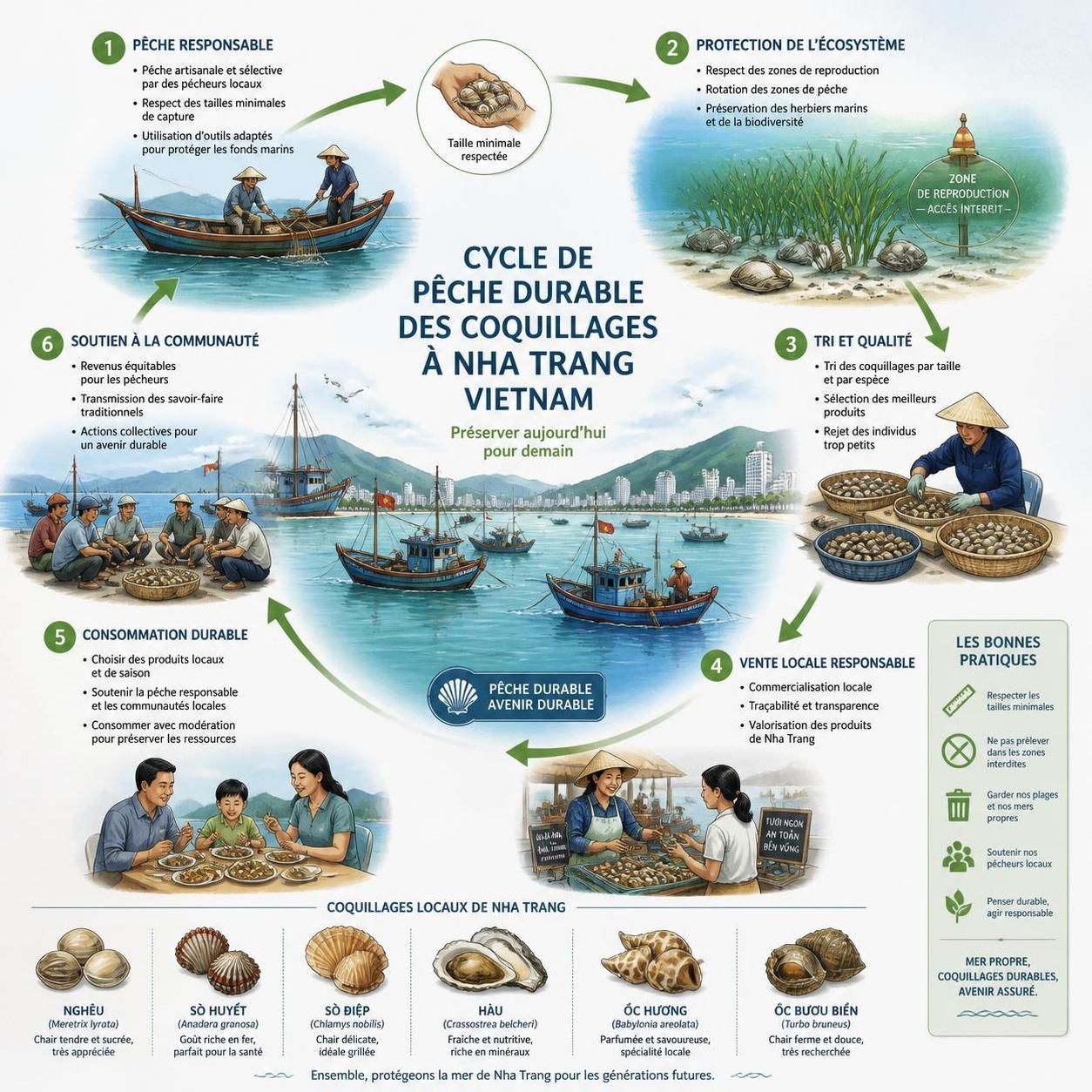 dĂ©couvrez les dĂ©lices des fruits de mer de la cĂŽte centrale du vietnam : huĂźtres fraĂźches de lÄng cĂŽ, oursins savoureux de lĂœ sÆĄn et coquillages dĂ©licieux de nha trang.