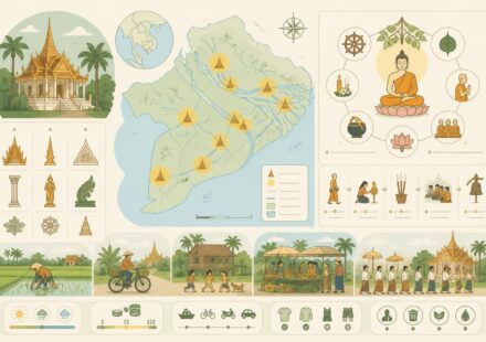 Les pagodes khmères du delta du Mékong : bouddhisme theravada et vie villageoise tranquille découvrez les pagodes khmères du delta du mékong, symboles du bouddhisme theravada, et plongez dans la vie paisible des villages locaux, entre traditions spirituelles et quotidien authentique.