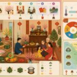 découvrez les préparatifs du têt à travers le quotidien d'une famille vietnamienne et plongez dans les traditions des 7 jours de fête du nouvel an lunaire.