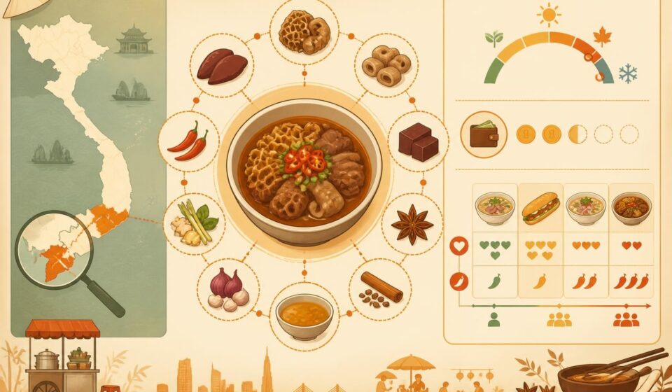 découvrez phá lấu, les abats à la saïgonnaise, un plat authentique et savoureux que les voyageurs hésitent souvent à commander, mais qui mérite vraiment d'être goûté pour une expérience culinaire unique.