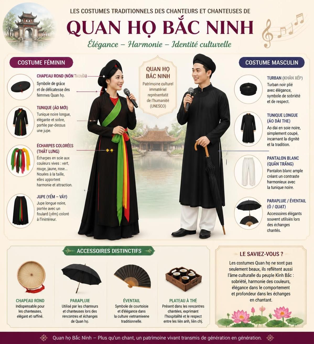 découvrez quan họ bắc ninh, les chants d'amour en miroir originaire du vietnam, inscrits au patrimoine immatériel de l'unesco pour leur richesse culturelle unique.