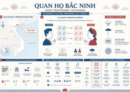 Quan họ Bắc Ninh : les chants d’amour en miroir inscrits au patrimoine immatériel de l’UNESCO découvrez quan họ bắc ninh, les chants d'amour en miroir traditionnels du nord du vietnam, reconnus patrimoine immatériel de l'unesco pour leur richesse culturelle et leur beauté vocale unique.