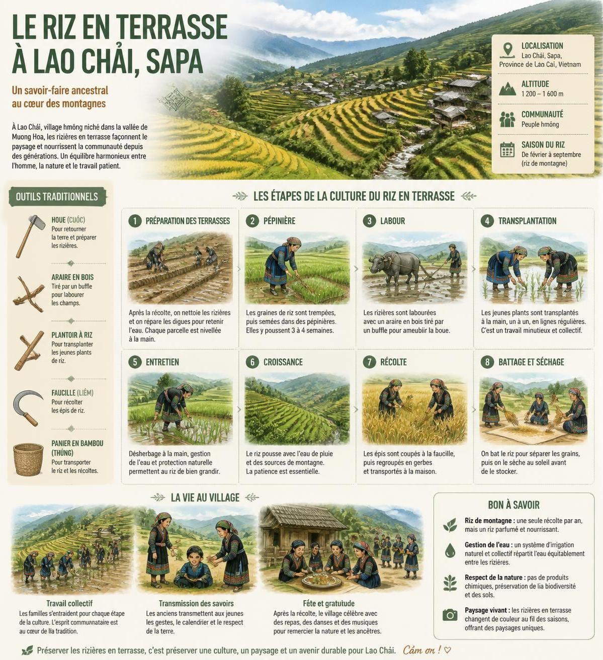 découvrez une randonnée authentique de village en village autour de lào cai, de tả van à lao chải, loin des sentiers touristiques et des grandes agences pour une expérience unique et authentique.