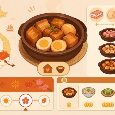 Thịt kho trứng : le porc braisé à la noix de coco, plat du Têt et comfort food absolu du Sud découvrez thịt kho trứng, le porc braisé à la noix de coco, un plat traditionnel du têt et véritable comfort food du sud du vietnam, riche en saveurs et réconfortant.