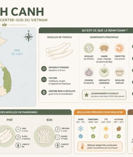 Bánh canh : les gros nouilles de tapioca du Centre-Sud que les voyageurs oublient de commander découvrez bánh canh, les larges nouilles de tapioca typiques du centre-sud du vietnam, un plat savoureux que les voyageurs ont souvent tendance à oublier de commander.