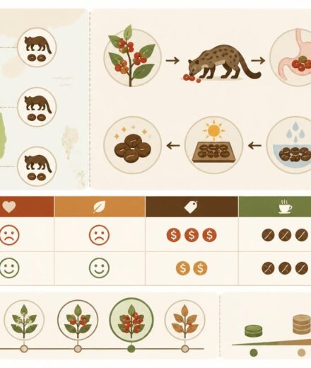 Cà phê chồn (café civette) : la vérité sans filtre sur le café le plus célèbre et le plus controversé du Vietnam découvrez la vérité sans filtre sur le cà phê chồn (café civette), le café le plus célèbre et controversé du vietnam, entre tradition, saveurs uniques et enjeux éthiques.