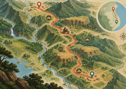 Moto enduro dans les Hautes Terres : les pistes de latérite entre Kon Tum et Pleiku parcourez en moto enduro les pistes de latérite entre kon tum et pleiku, au cœur des hautes terres du vietnam, entre paysages sauvages et villages authentiques.