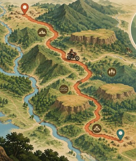 Moto enduro dans les Hautes Terres : les pistes de latérite entre Kon Tum et Pleiku parcourez en moto enduro les pistes de latérite entre kon tum et pleiku, au cœur des hautes terres du vietnam, entre paysages sauvages et villages authentiques.