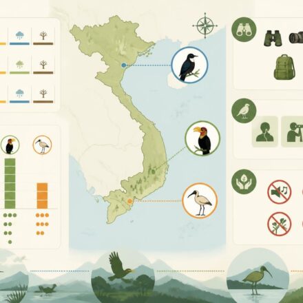 découvrez les meilleurs sites d'observation des oiseaux au vietnam, comme van long, cát tiên et bà bể, des lieux secrets prisés par les ornithologues pour une expérience unique en pleine nature.