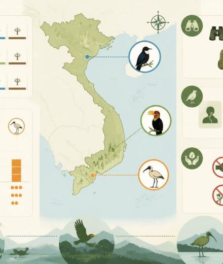 Observer les oiseaux au Vietnam : Van Long, Cát Tiên, Bà Bể — les sites que les ornithologues gardent pour eux découvrez les meilleurs sites d'observation des oiseaux au vietnam, comme van long, cát tiên et bà bể, des lieux secrets prisés par les ornithologues pour une expérience unique en pleine nature.
