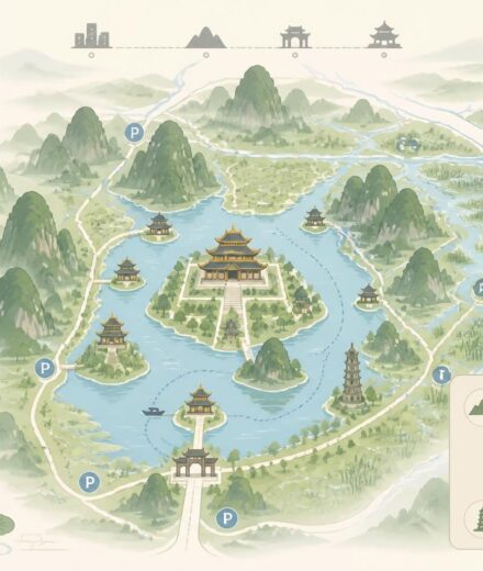 découvrez tam chúc à hà nam, le plus grand complexe de pagodes du monde, un lieu où paysages karstiques, lacs paisibles et sérénité se rencontrent pour une expérience unique et apaisante.
