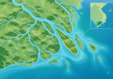 Cù Lao Dung (Sóc Trăng) : l’île de la canne à sucre au bout du Mékong, avant que le fleuve se noie dans la mer découvrez cù lao dung, à sóc trăng : une île de canne à sucre au bout du mékong, entre vergers, mangroves et eaux du delta avant la mer.