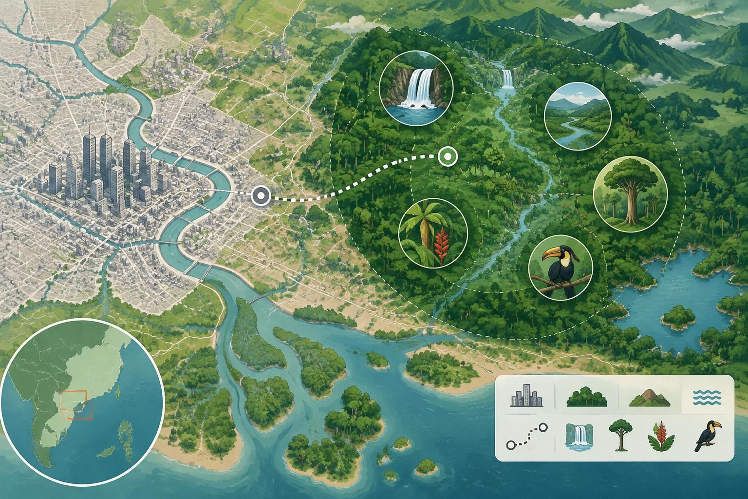 à seulement 40 km de saïgon, le đồng nai dévoile des chutes d’eau et des forêts primaires méconnues, parfaites pour une escapade au cœur de la nature.