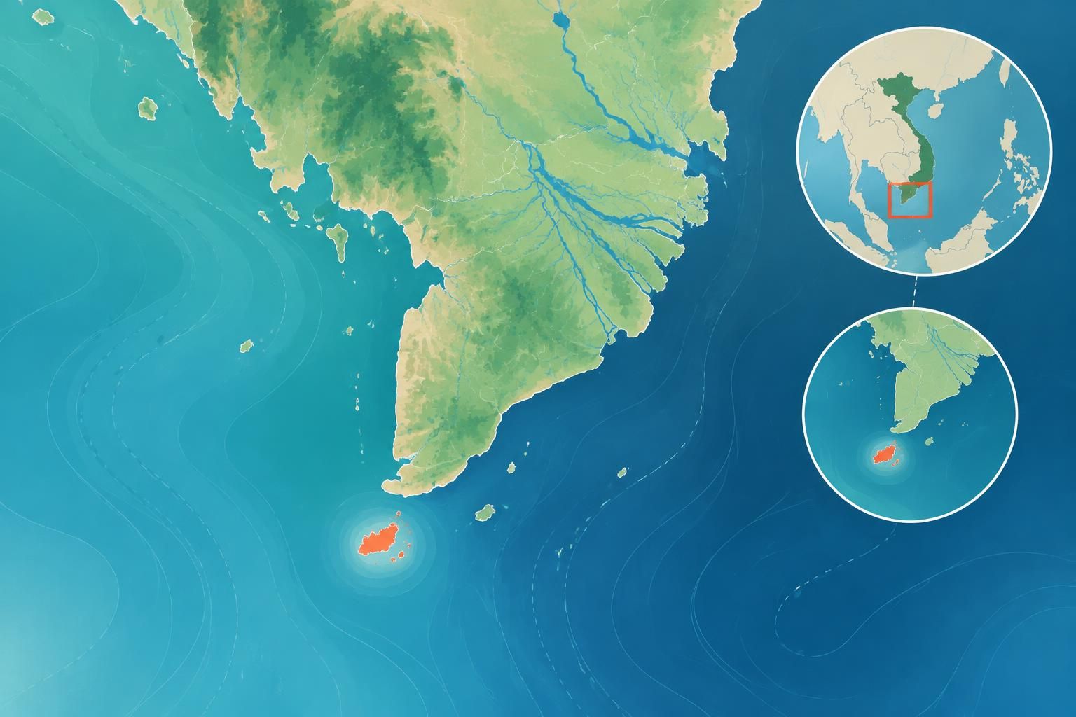 découvrez hòn khoai, au large de cà mau : un archipel sauvage à l’extrême sud du vietnam, entre le golfe de thaïlande et la mer de chine.