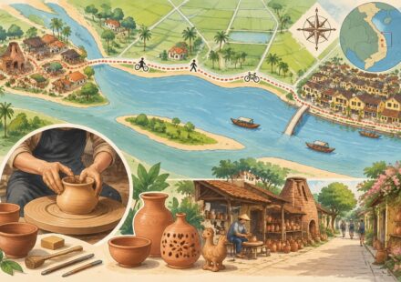 à 3 km du vieux quartier de hội an, découvrez thanh hà, ses potiers, leurs gestes ancestraux et un village artisanal encore préservé du tourisme de masse.