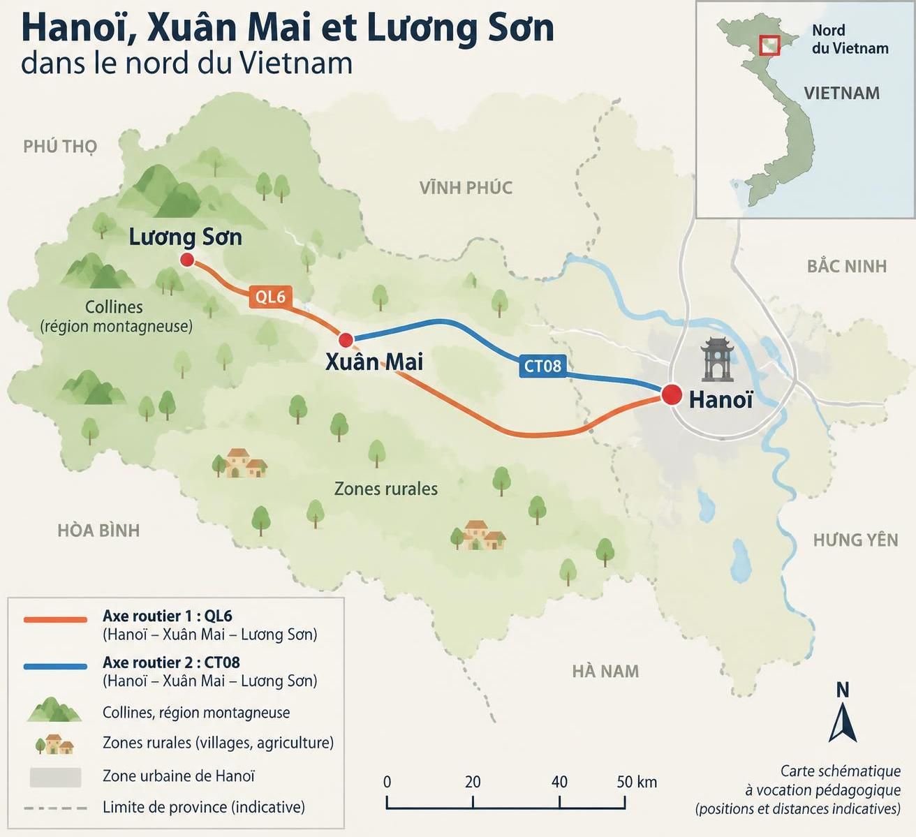 à 1 h de hanoï, explorez les villages mường de lương sơn, dans la province de hòa bình : randonnée, traditions locales et nuit chez l’habitant.