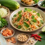 Nộm : la salade de papaye verte, herbes et crevettes séchées — la fraîcheur qui accompagne chaque repas découvrez le nộm, une salade vietnamienne de papaye verte croquante, d’herbes fraîches et de crevettes séchées, idéale pour accompagner chaque repas.