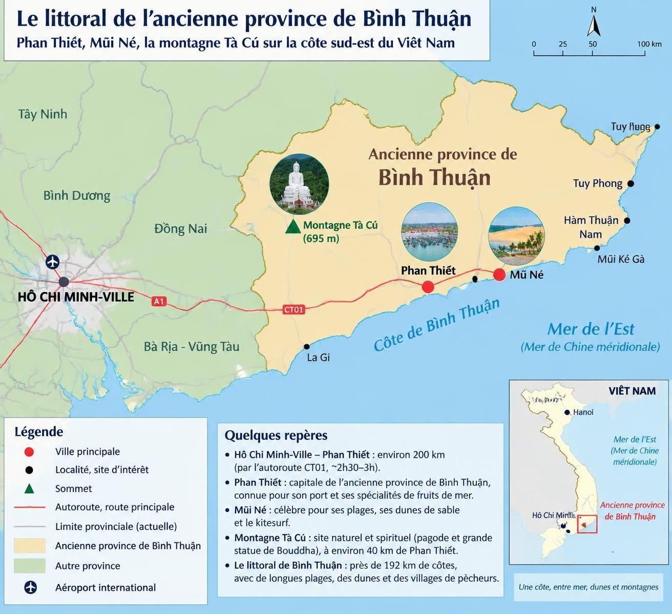 découvrez phan thiết, cœur vivant de bình thuận : sauce de poisson emblématique, bateaux ronds et marchés animés dès l’aube.