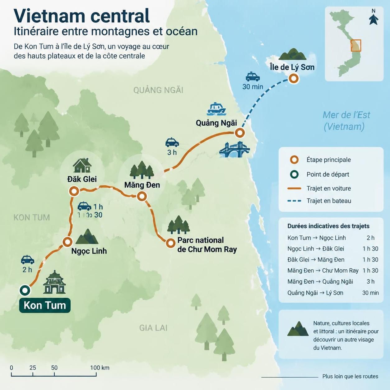 partez à l’ascension du ngọc linh, le toit du vietnam central, et explorez les forêts de ginseng rare au cœur de kon tum.