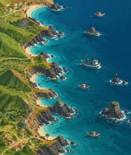 Randonnée côtière à Quy Nhon : falaises volcaniques, baies cachées et pêcheurs entre Nhơn Lý et Bãi Xép explorez la côte de quy nhon entre nhơn lý et bãi xép : falaises volcaniques, baies secrètes et rencontres avec les pêcheurs locaux.