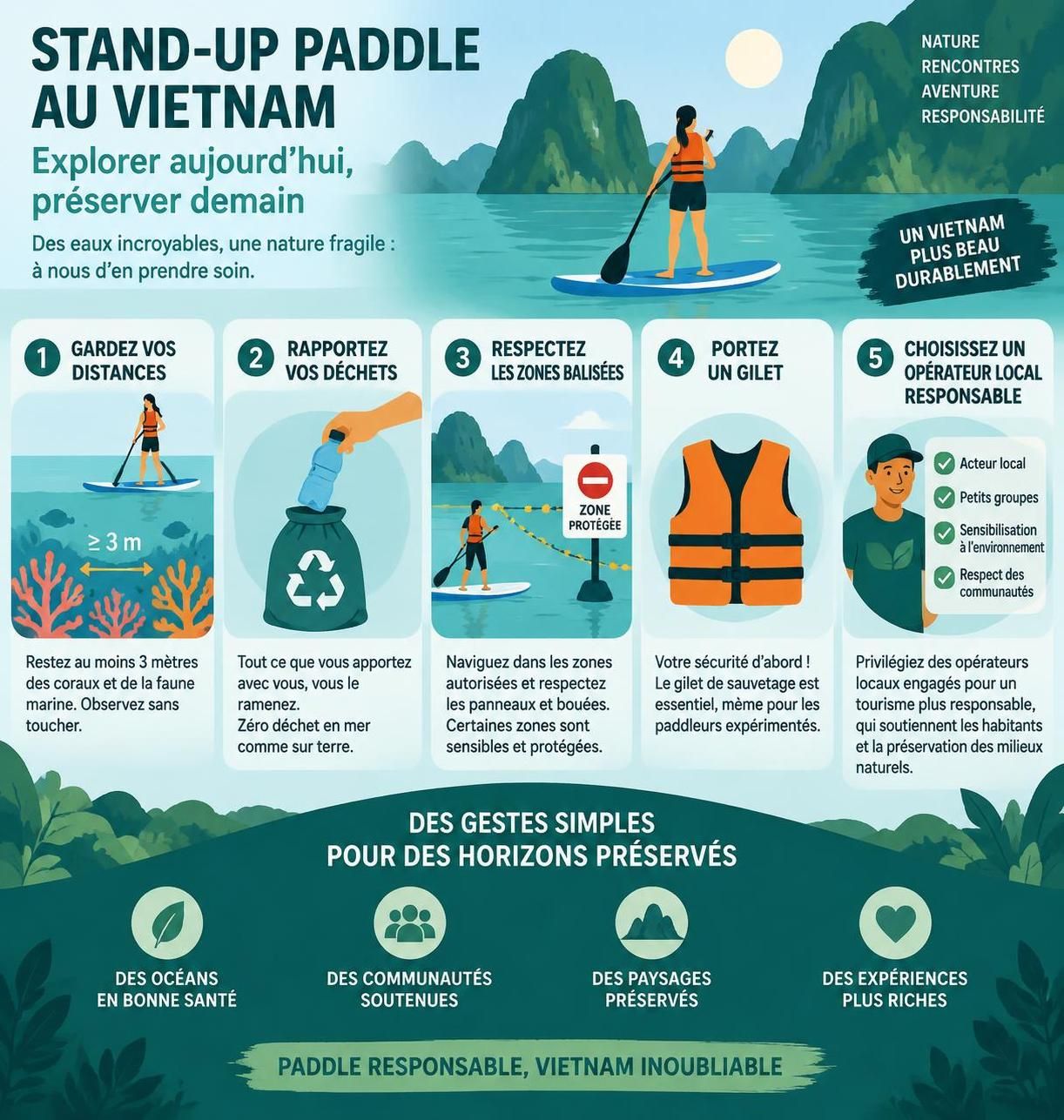 explorez l’archipel de nha trang en stand-up paddle : découvrez les îles à votre rythme, en toute autonomie, loin des excursions en speed-boat.